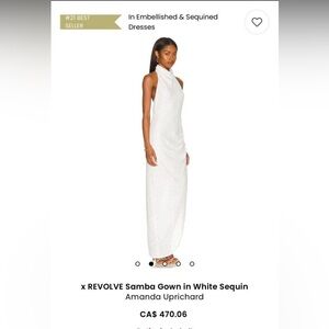 Elegant White Halter Dress